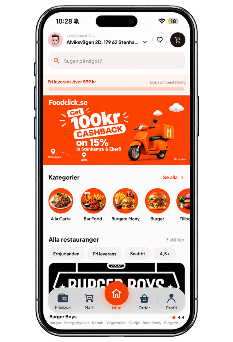 FoodClick app